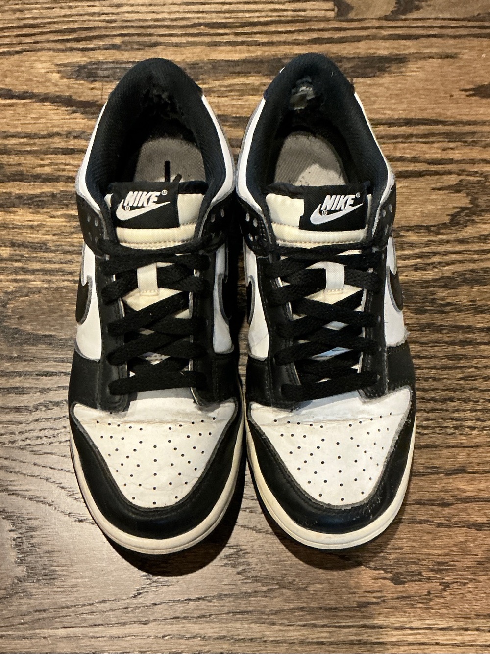 Nike Black and White Low-Top Sneakers